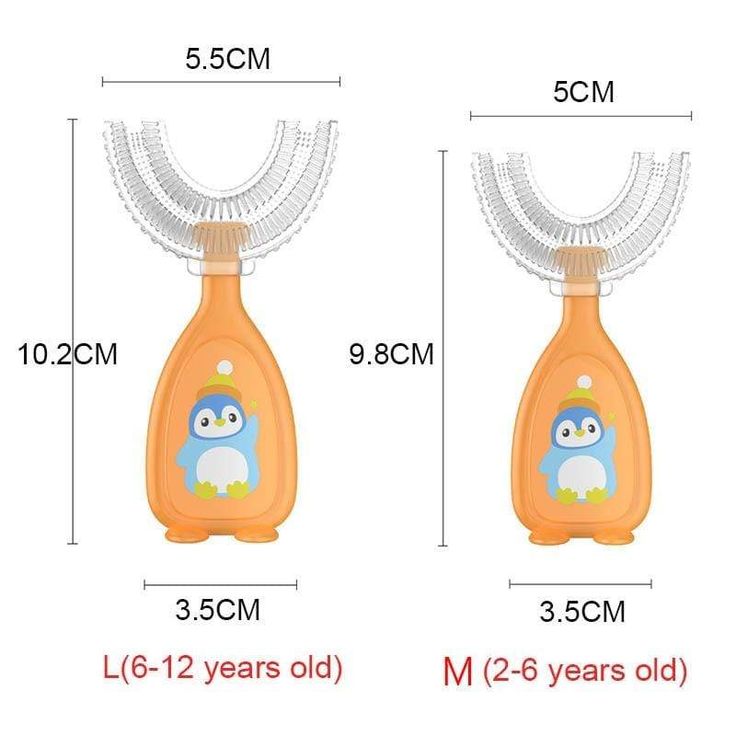 đU-shaped Children's Toothbrush
