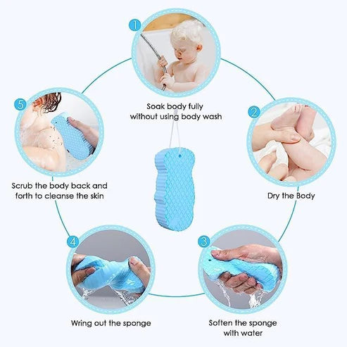 60% Off Super Soft Exfoliating Bath Sponge, Ultra Soft Bath Body Shower Sponge