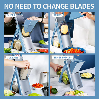 50% Off Today Upgraded Kitchen, Larger Food Port, Food Slicer, Potato Fryer, Adjustable
