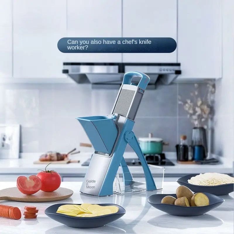 50% Off Today Upgraded Kitchen, Larger Food Port, Food Slicer, Potato Fryer, Adjustable