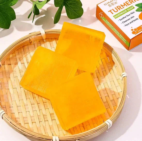 50% Off Organic Turmeric + Kojic acid Soap Face Cleansing & Whitening